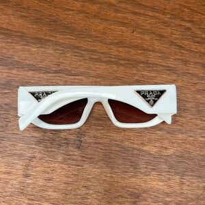 Prada Sunglasses with White Frame